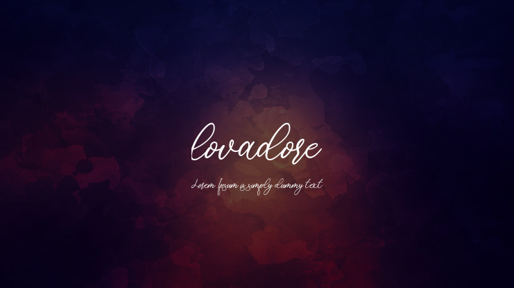 lovadore Font