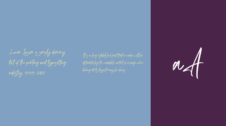 Amatya Signature Font