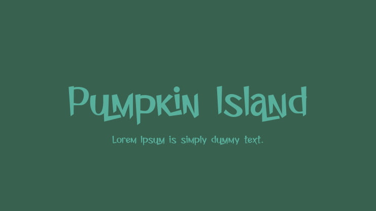 Pumpkin Island Font