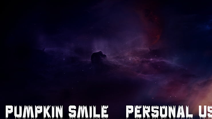 Pumpkin Smile - Personal Use Font