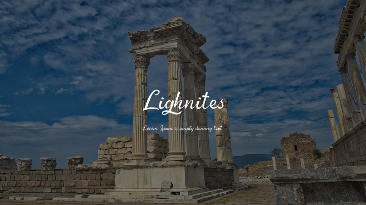 Lighnites Font