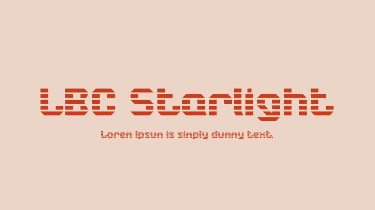 LBC Starlight Font