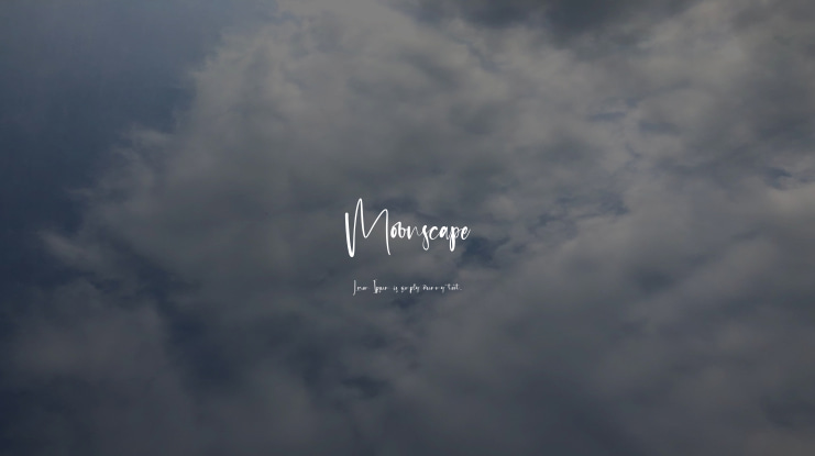 Moonscape Font