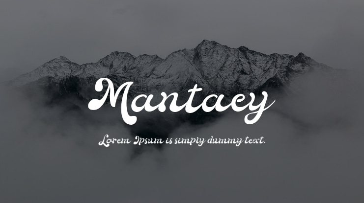 Mantaey Font