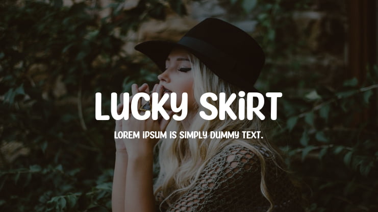 Lucky Skirt Font
