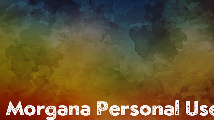 Morgana Personal Use Font