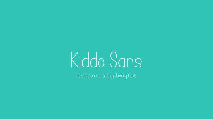 Kiddo Sans Font
