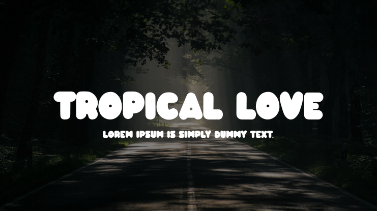 Tropical Love Font