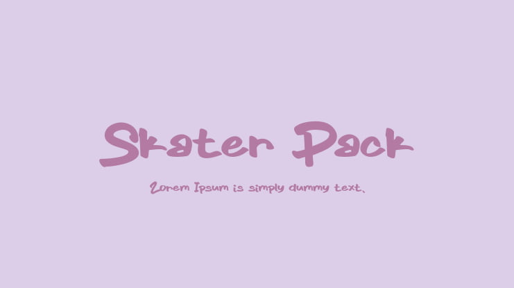 Skater Pack Font