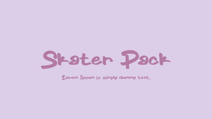Skater Pack Font