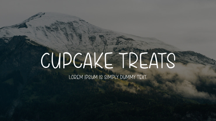 Cupcake Treats Font