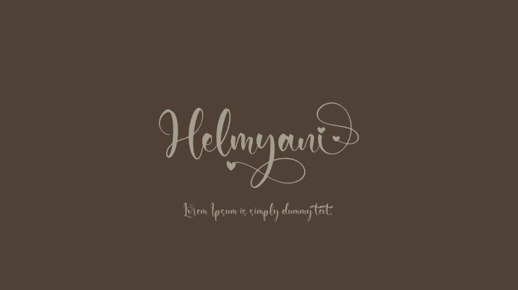 Helmyani Font