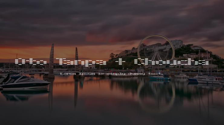 Oto Tanpa + Choucha Font Family