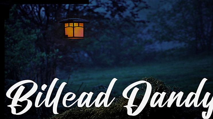 Billead Dandy Font
