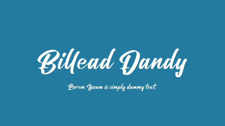 Billead Dandy Font