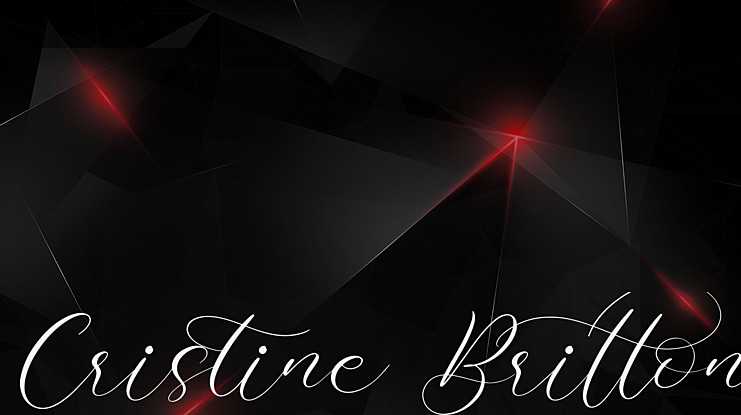 Cristine Britton Font