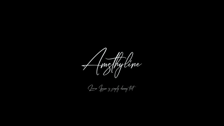 Amsthyline Font