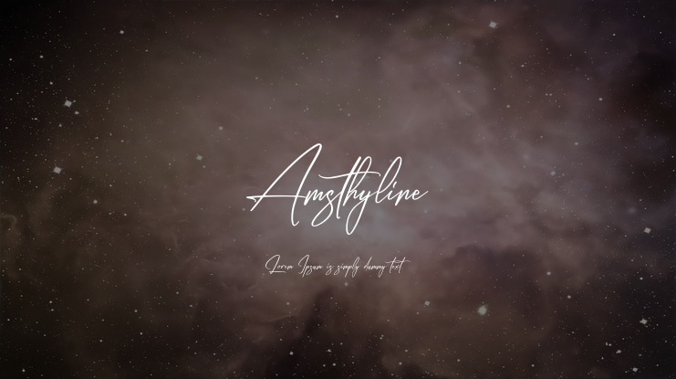 Amsthyline Font