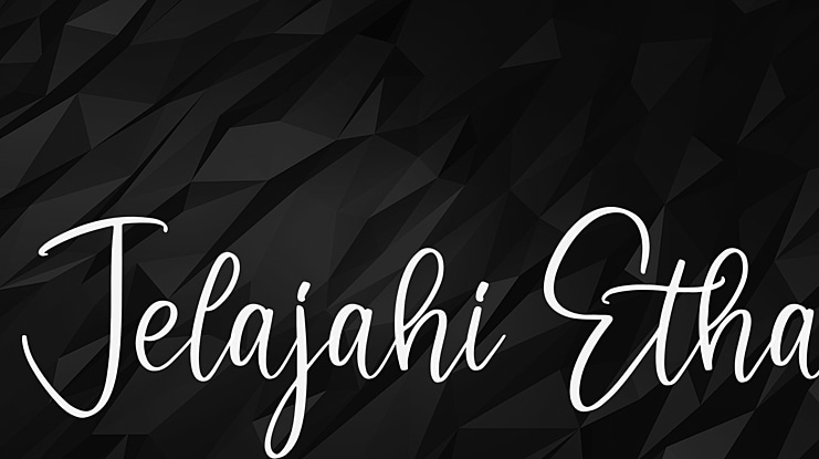 Jelajahi Etha Font