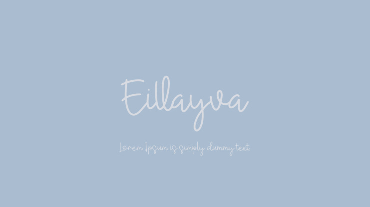 Eillayva Font