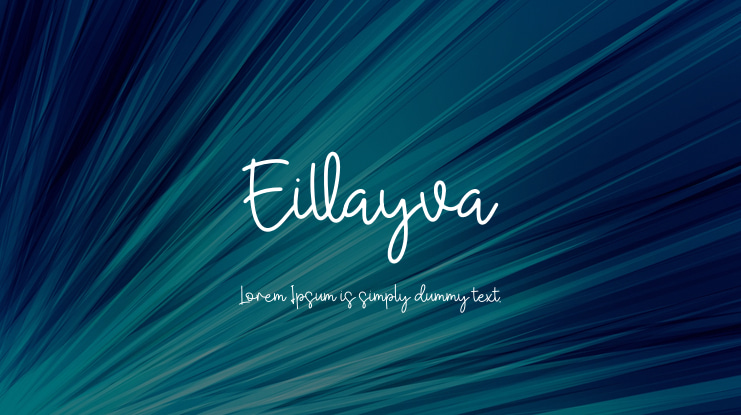 Eillayva Font