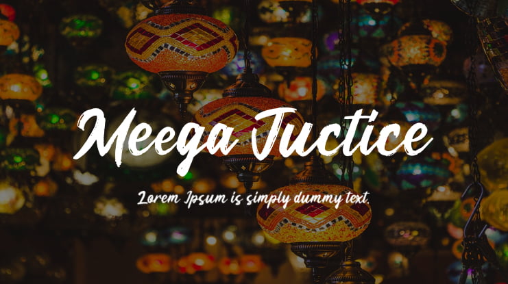 Meega Juctice Font