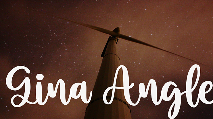 Gina Angle Font
