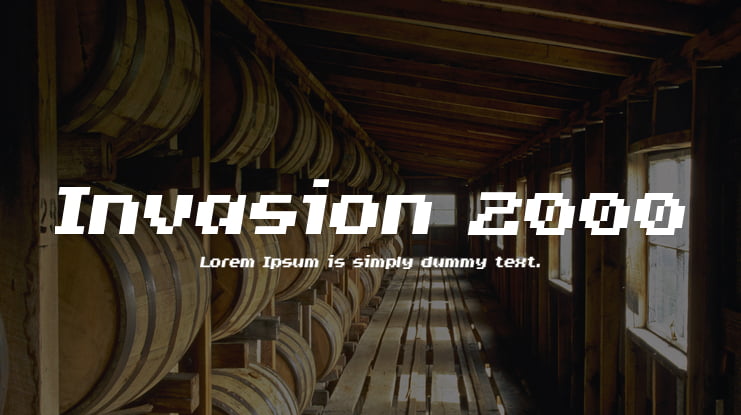 Invasion 2000 Font