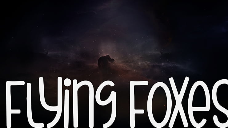 Flying Foxes Font