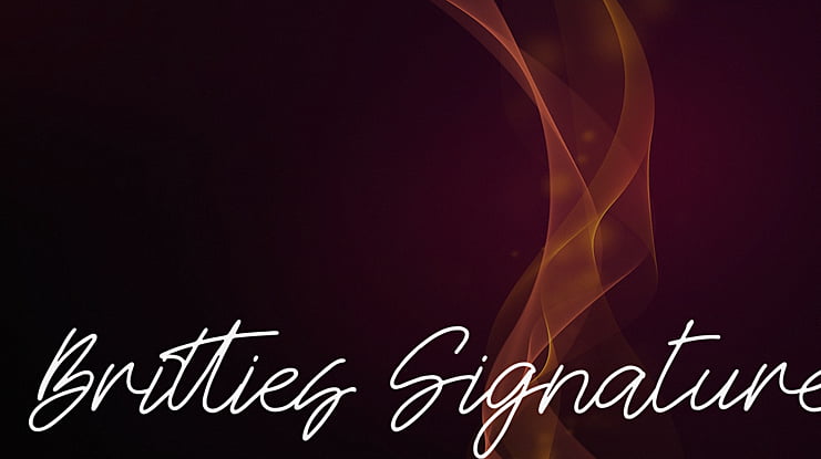 Britties Signature Font
