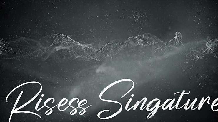 Risess Singature Font