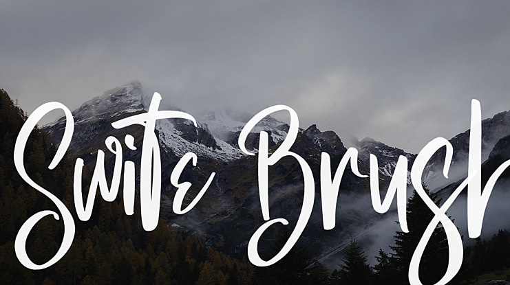 Swite Brush Font