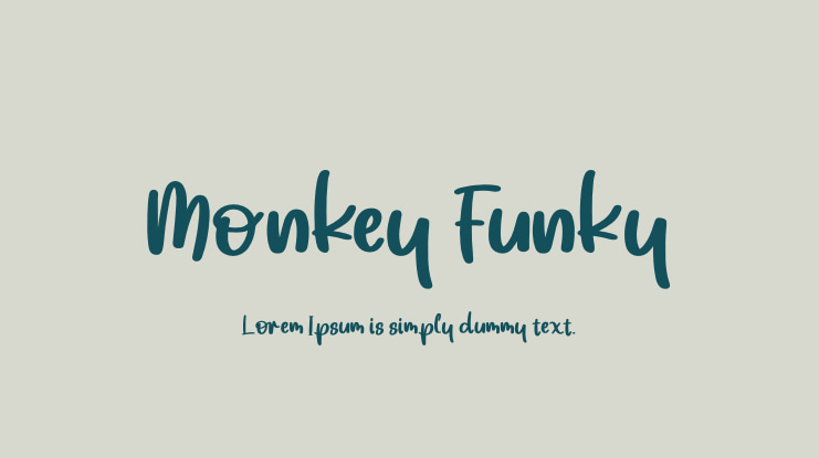 Monkey Funky Font