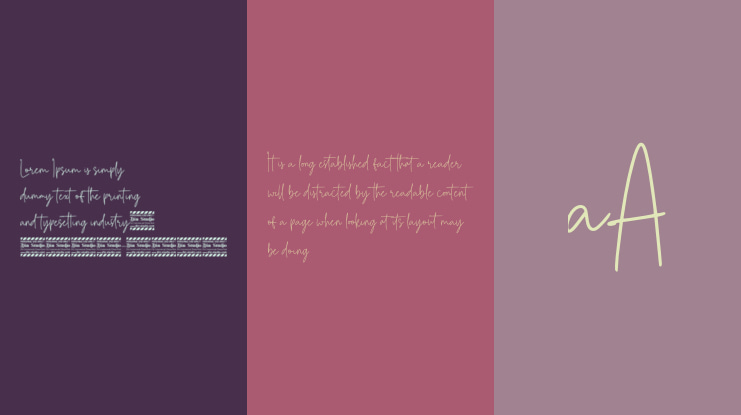 Staying Passionate Personal Use Font