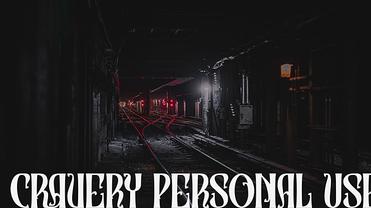Cravery Personal Use Font