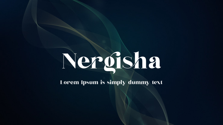 Nergisha Font