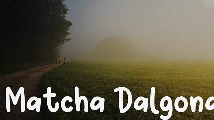 Matcha Dalgona Font