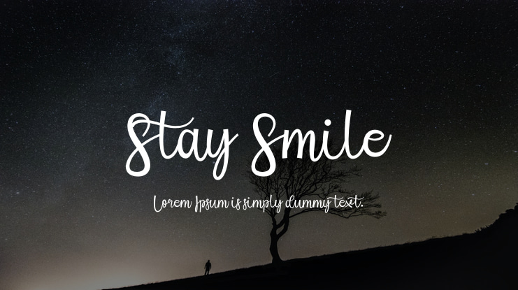 Stay Smile Font