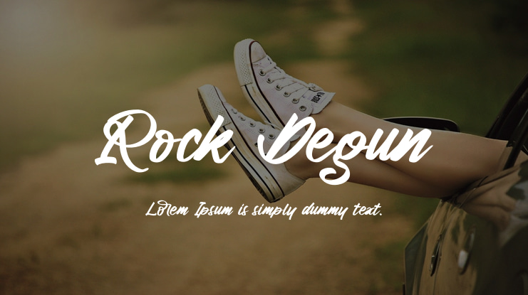 Rock Degun Font
