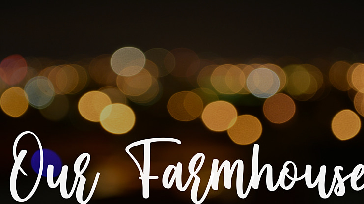 Our Farmhouse Font