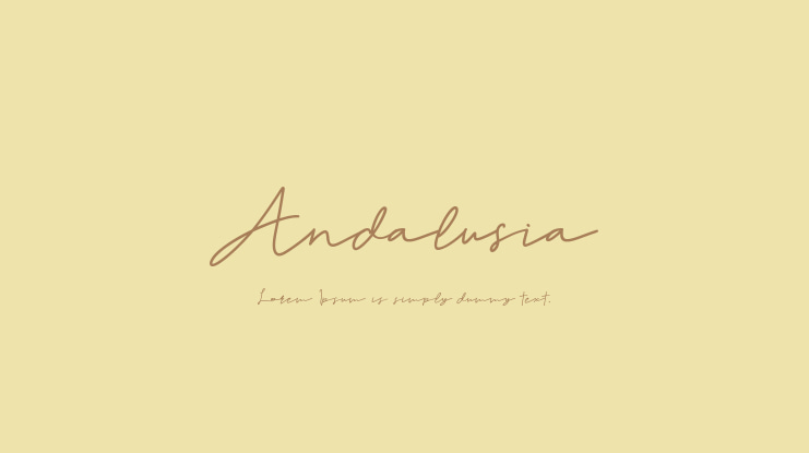 Andalusia Font
