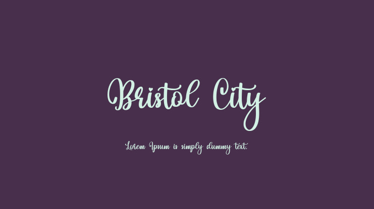 Bristol City Font