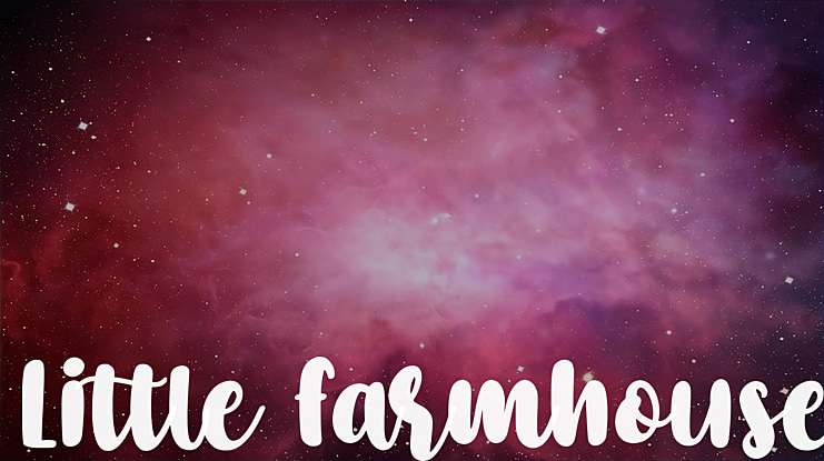 Little Farmhouse Font
