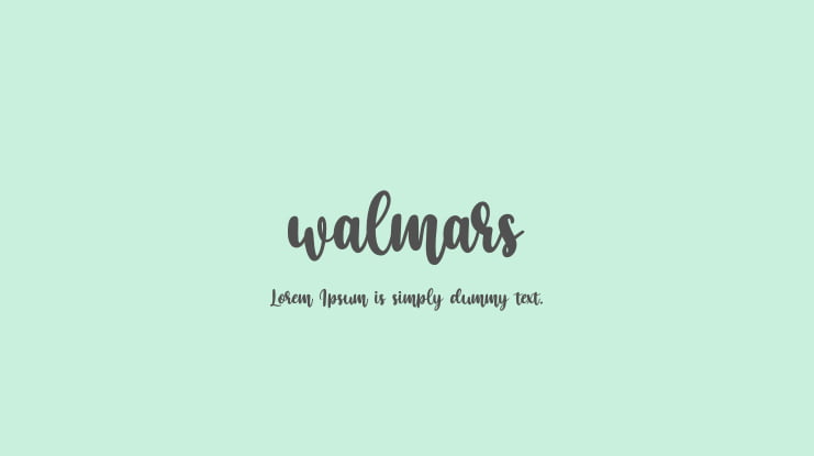 walmars Font