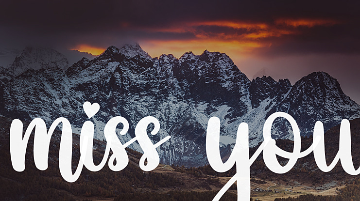miss you Font