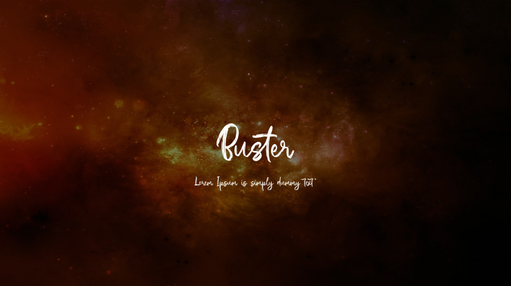 Buster Font