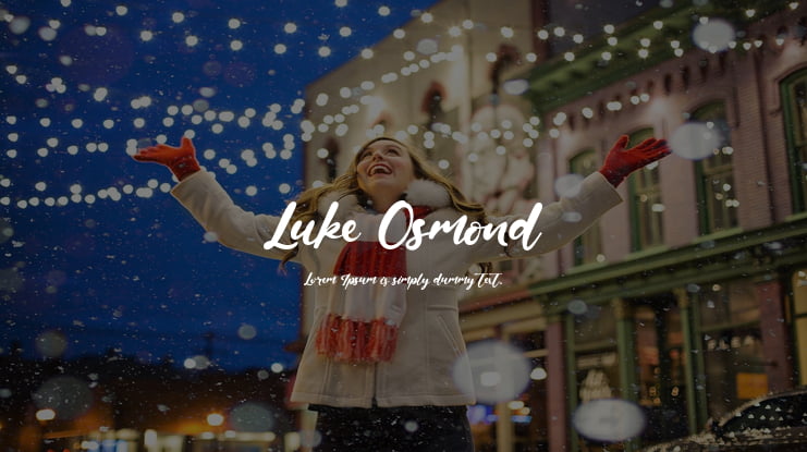 Luke Osmond Font