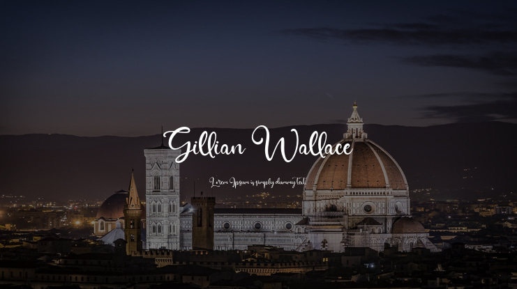 Gillian Wallace Font