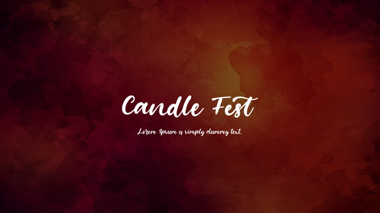 Candle Fest Font