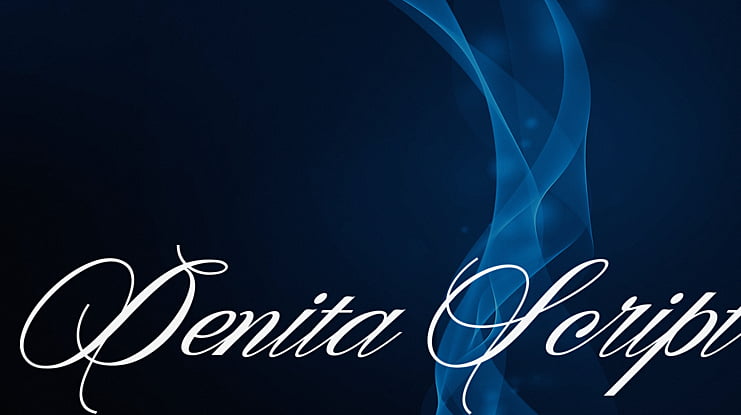 Denita Script Font